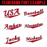 Custom Pinstripe Baseball Jersey Breathable Sportswear with Plus Size Option Personalized Name and Number Shirts for Men Women