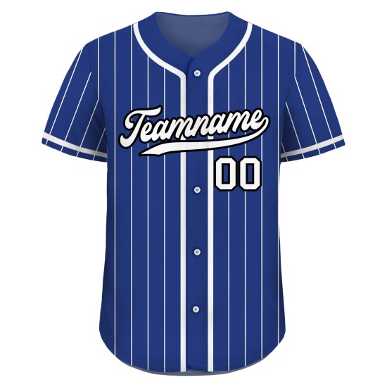 High Quality Sublimated Pinstripe Baseball Jersey Custom Logo Baseball Uniform Breathable Baseball Shirt High Quality Sublimated Pinstripe Baseball Jersey Custom Logo Baseball Uniform Breathable Baseball Shirt