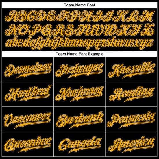 Custom Black Black-Old Gold Authentic Embroidered Sublimated Jersey Baseball Jersey Custom Black Black-Old Gold Authentic Embroidered Sublimated Jersey Baseball Jersey