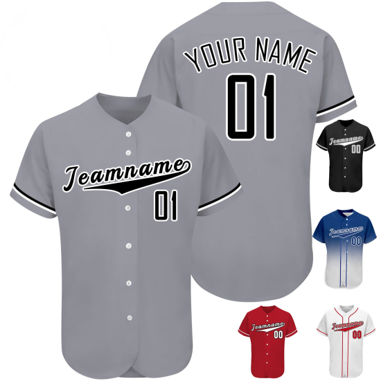 Custom Full Button Stripe Sports Jersey Breathable Baseball Shirt Jerseys Uniforms Plus Size Feature for Sports Enthusiasts Custom Full Button Stripe Sports Jersey Breathable Baseball Shirt Jerseys Uniforms Plus Size Feature for Sports Enthusiasts