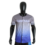 Wholesale Custom Logo Sublimation Baseball Jersey for Men Comfortable Plus Size Uniform in Colorful Blue Wholesale Custom Logo Sublimation Baseball Jersey for Men Comfortable Plus Size Uniform in Colorful Blue