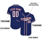 Custom Digital Print Breathable Plus Size Baseball Jerseys Team Sport Uniform Anti-Bacterial Quick Dry Polyester