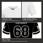 Custom Full Button Embroidery Baseball Jersey Shirts Custom Short Sleeve Mens Baseball Uniform