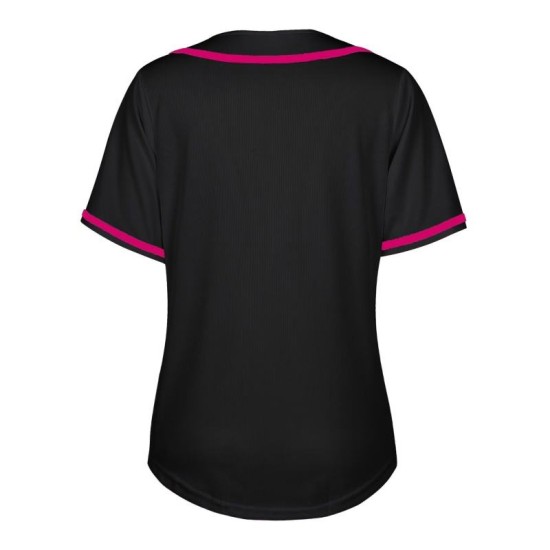 OEM Sublimation Baseball Shirt Embroidery Printed Logo Summer Versatile Customizable Design Women Black Baseball Jerseys OEM Sublimation Baseball Shirt Embroidery Printed Logo Summer Versatile Customizable Design Women Black Baseball Jerseys