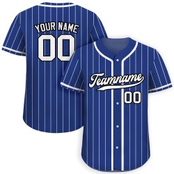 High Quality Sublimated Pinstripe Baseball Jersey Custom Logo Baseball Uniform Breathable Baseball Shirt
