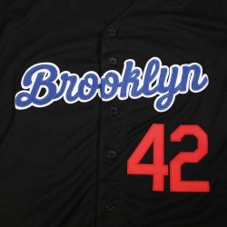 Customized High Quality Unisex Number 42 Baseball Jersey Digital Print Retro Breathable Anti-Bacterial 100% Polyester Plus Size