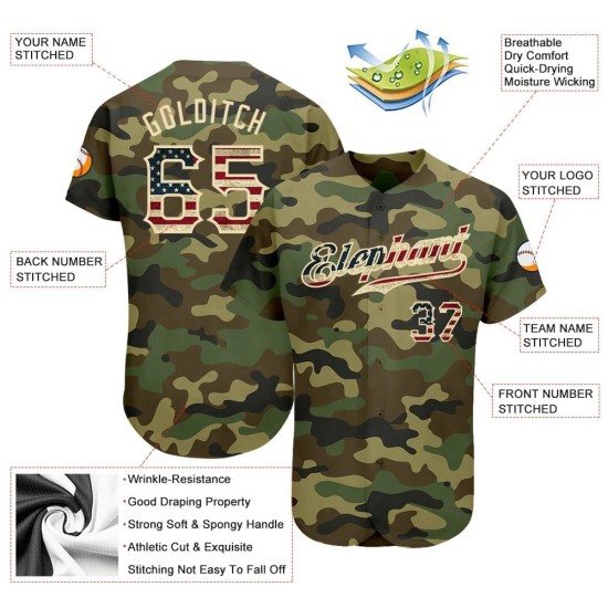 OEM Factory Price 100% Polyester Breathable Plus Size Anti-UV Short Sleeve Button-down Collar Camouflage Baseball Jersey T-Shirt