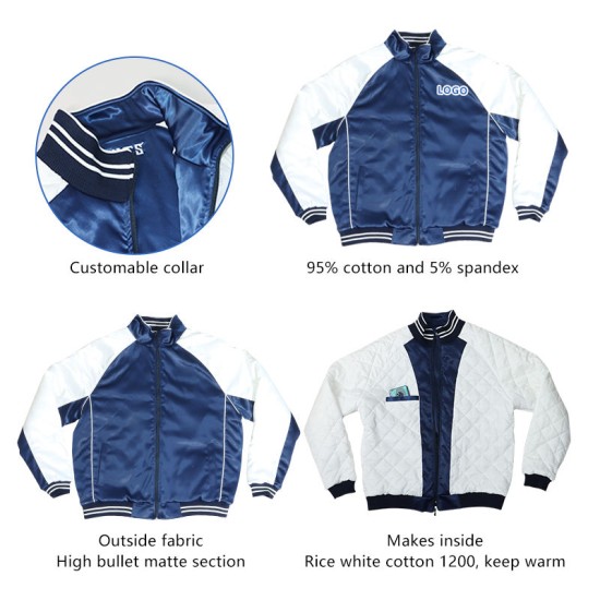 Hot Selling Custom Varsity Baseball Jackets Unisex Sportswear for Adults Breathable with Logo Color Hot Selling Custom Varsity Baseball Jackets Unisex Sportswear for Adults Breathable with Logo Color