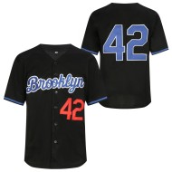 Customized High Quality Unisex Number 42 Baseball Jersey Digital Print Retro Breathable Anti-Bacterial 100% Polyester Plus Size