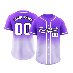 Most Popular High-quality Personalized Stitched Gradient Color Baseball Jerseys Embroidery Breathable Quick Dry for All Teams