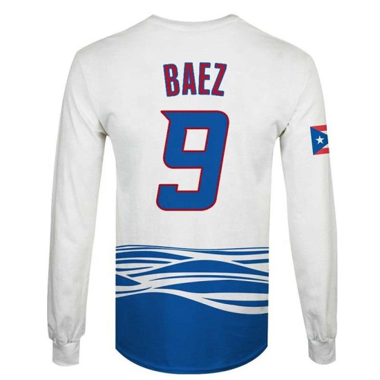 Baseball Softball Wear Puerto Rico Baseball Uniform Custom Version Zipper Hoodie and Long Sleeves Baseball Softball Wear Puerto Rico Baseball Uniform Custom Version Zipper Hoodie and Long Sleeves