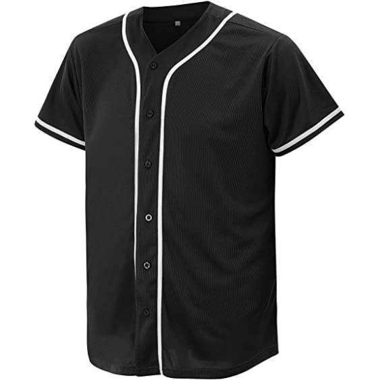 Good Quality Sublimated Breathable Plus Size Baseball Uniform Sport Shirts Wholesale Cheap Blank Unisex Mesh Baseball Jersey