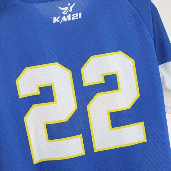 Mesh Active Team Button Baseball Jersey Short Sleeve Hip Hop T Shirts Plus Size Breathable Quick Dry Unisex