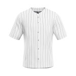 Custom Full Button Embroidery Baseball Jersey Shirts Custom Short Sleeve Mens Baseball Uniform