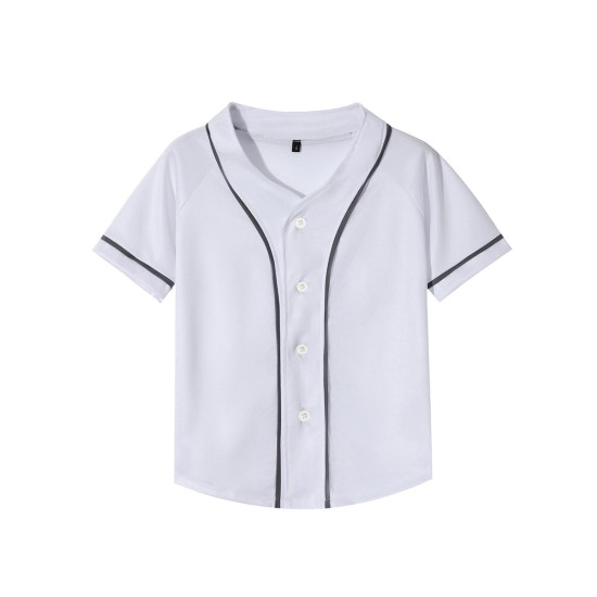 Unisex Kids Baseball & Softball Sportswear South Korea Custom Embroidered Cotton Jersey Dress Sublimation Printed