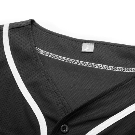 Wholesale Customized Women's Softball and Baseball Jerseys Button Down Blank Softball Jersey Short Sleeve Baseball Shirt