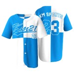 Customised Breathable Anti-UV Quick Dry Baseball Jersey Button Practice Shirts Plus Size Sublimation Baseball Uniform for Adult