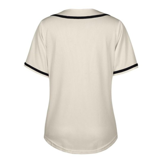 Wholesale Customized Women's Softball and Baseball Jerseys Button Down Blank Softball Jersey Short Sleeve Baseball Shirt