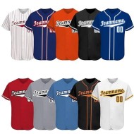 Baseball Shirts Breathable Plus Size Quick Dry Anti-Bacterial Unisex Wholesale Plain Baseball Jerseys