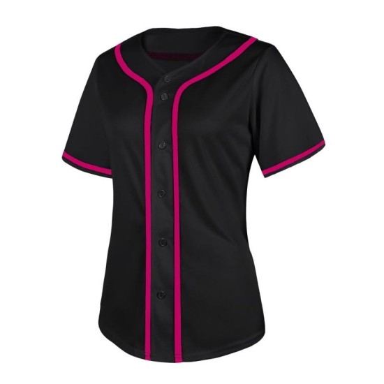 OEM Sublimation Baseball Shirt Embroidery Printed Logo Summer Versatile Customizable Design Women Black Baseball Jerseys OEM Sublimation Baseball Shirt Embroidery Printed Logo Summer Versatile Customizable Design Women Black Baseball Jerseys