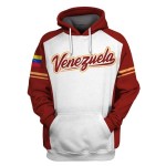 Baseball Softball Wear Venezuela Baseball Uniform Custom Version Zipper Hoodie and Long Sleeves Baseball Softball Wear Venezuela Baseball Uniform Custom Version Zipper Hoodie and Long Sleeves