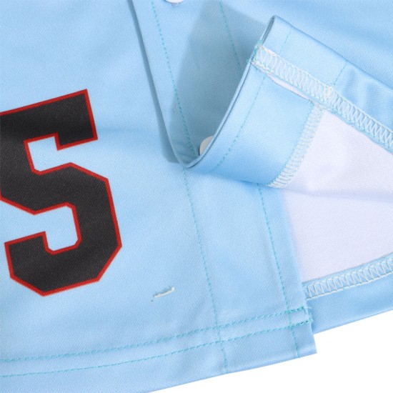 Custom Logo Sublimated Button Down Baseball Jersey Breathable Children's Baseball Uniform-Set of Shirt & Pants Custom Logo Sublimated Button Down Baseball Jersey Breathable Children's Baseball Uniform-Set of Shirt & Pants