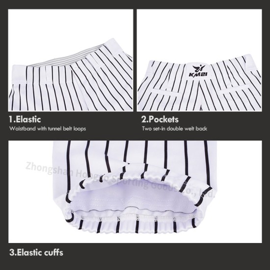 Old School Zipper Baseball Pants Men  Custom logo Baseball Pants