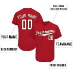 Baseball Shirts Breathable Plus Size Quick Dry Anti-Bacterial Unisex Wholesale Plain Baseball Jerseys