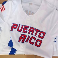 2023 WBC Baseball Shirts High Quality Francisco Lindor Puerto Rico National Baseball World Classic Jersey
