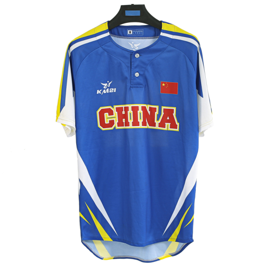 Mesh Active Team Button Baseball Jersey Short Sleeve Hip Hop T Shirts Plus Size Breathable Quick Dry Unisex